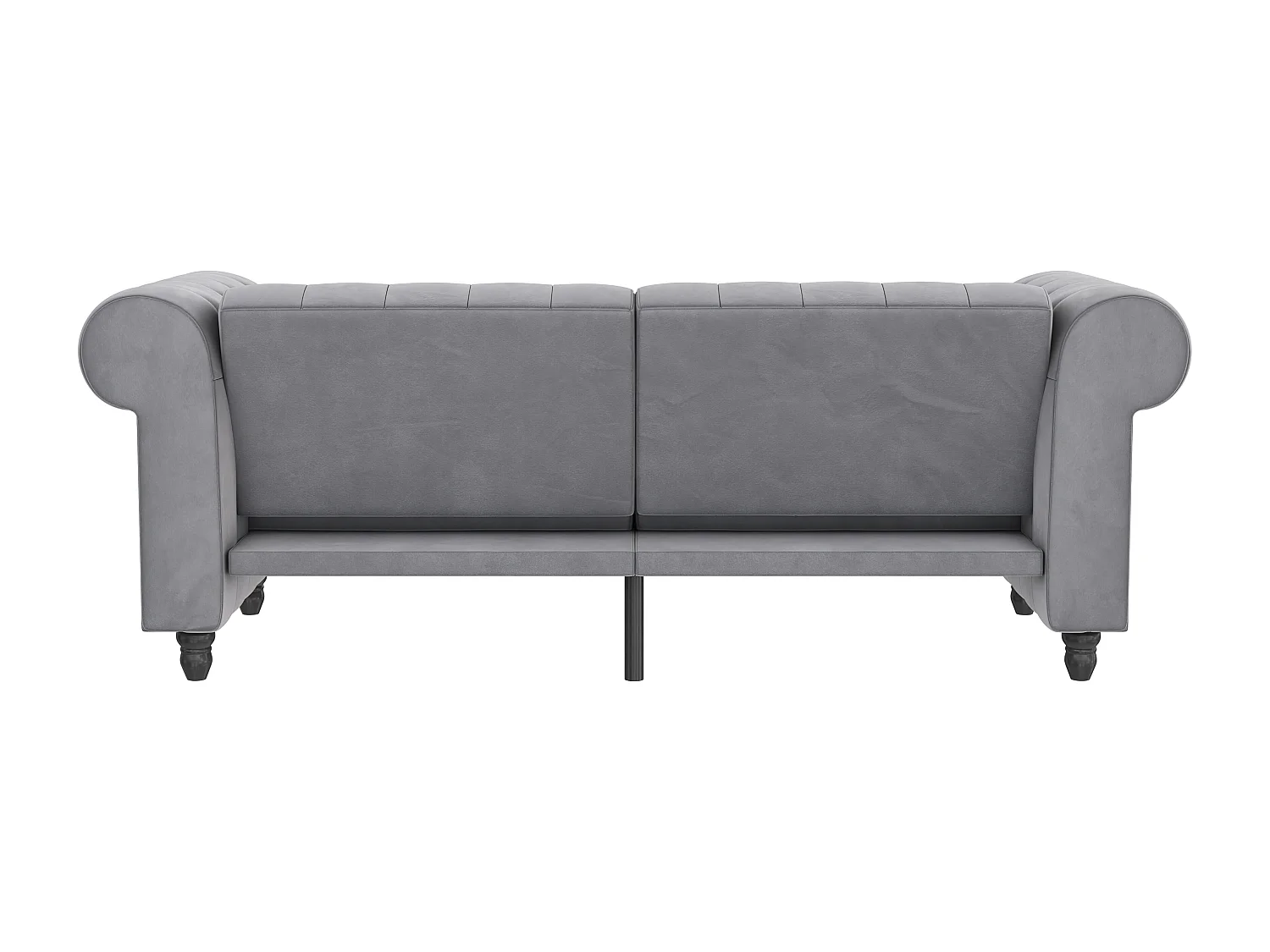 Felix | Sofá-cama de 3 lugares em veludo cinzento claro