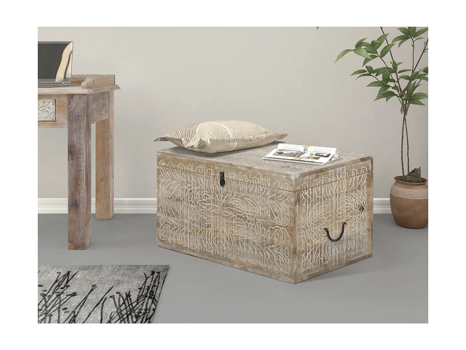 Malati | Tronc marron artisanat