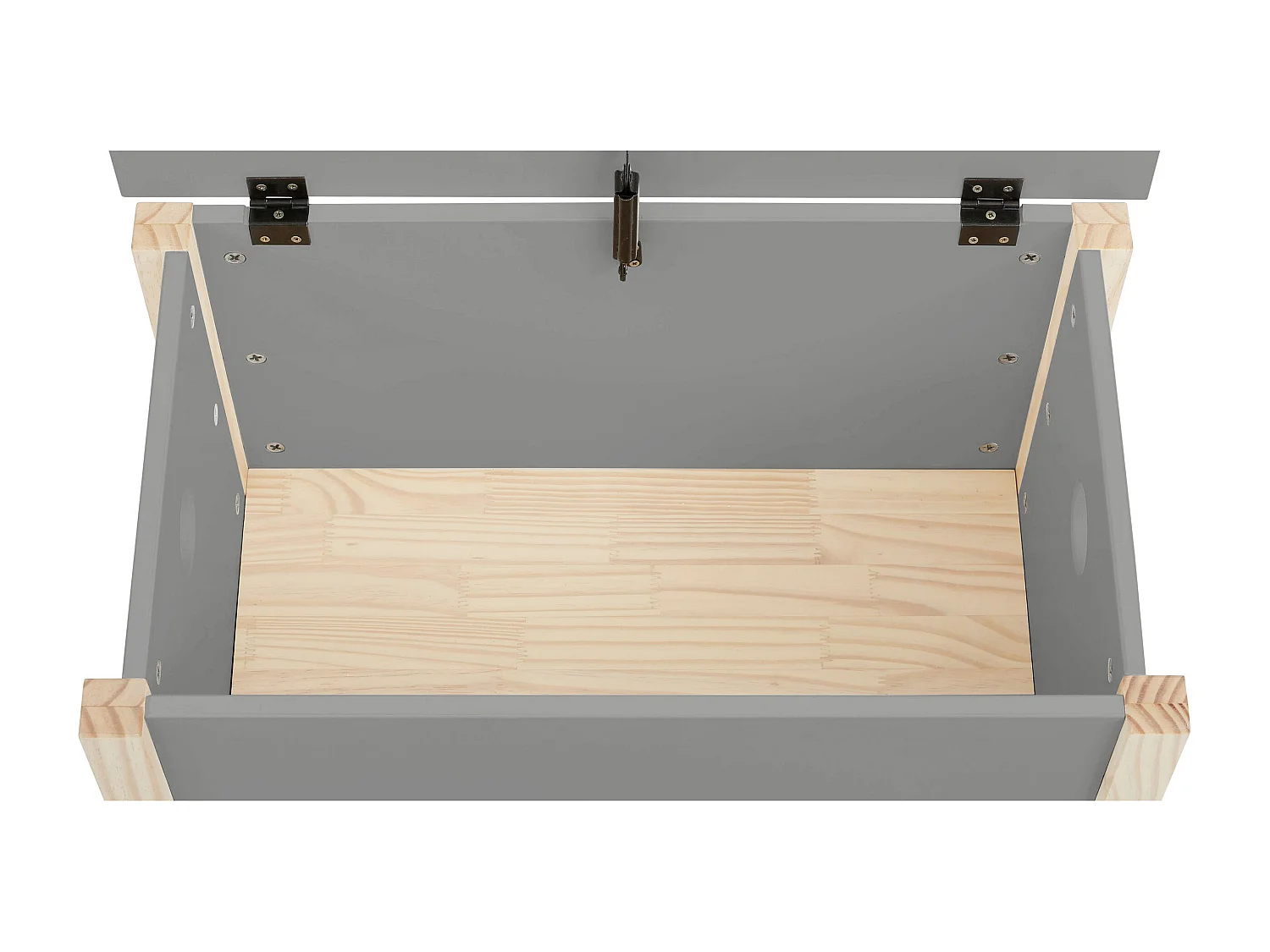 Square Line|Malle en MDF gris