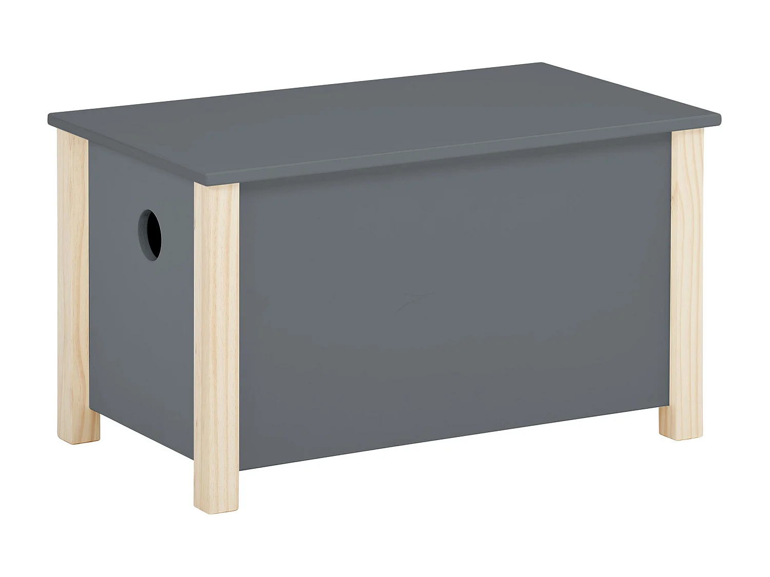 Square Line|Malle en MDF gris