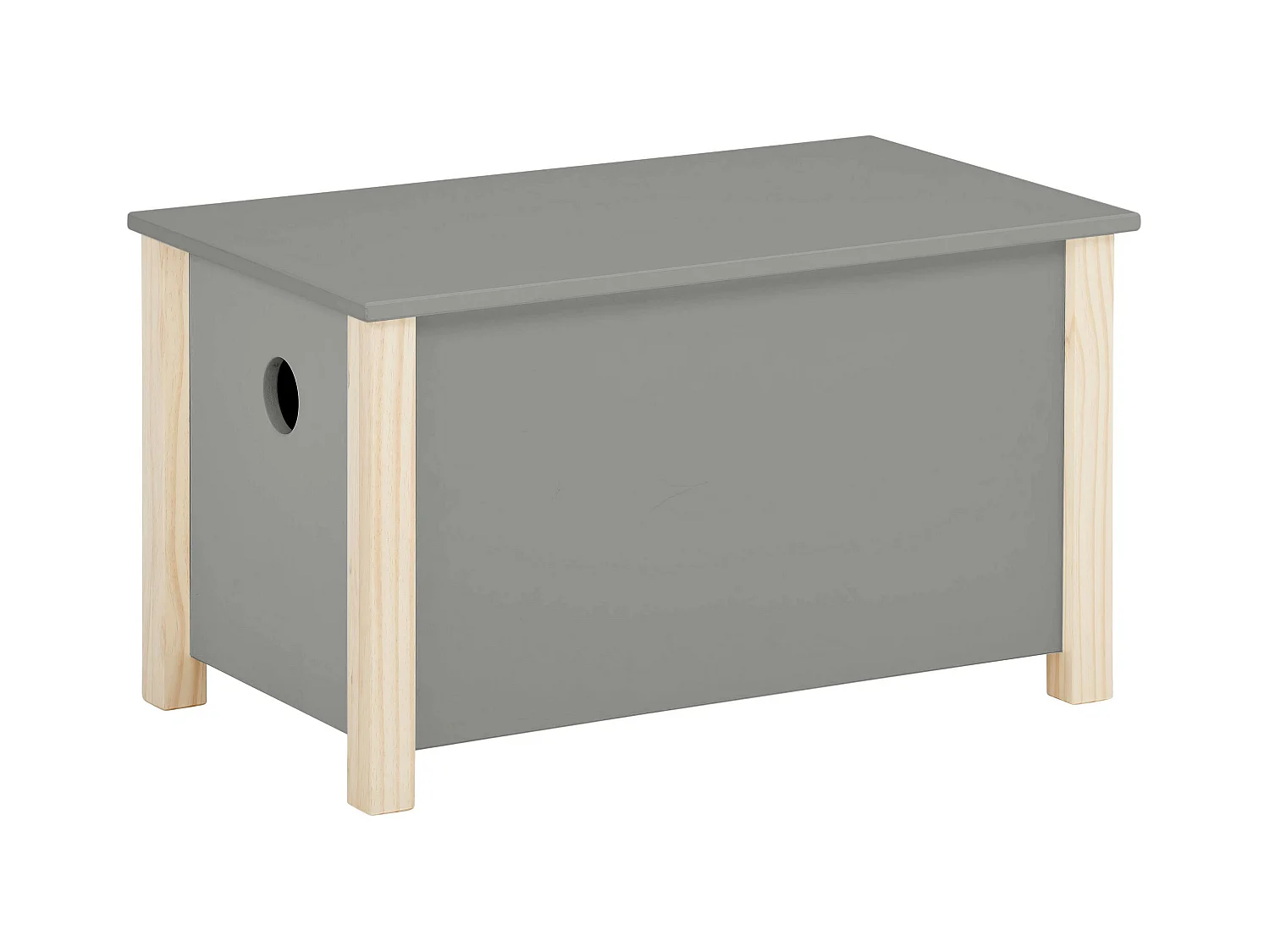 Square Line|Malle en MDF gris