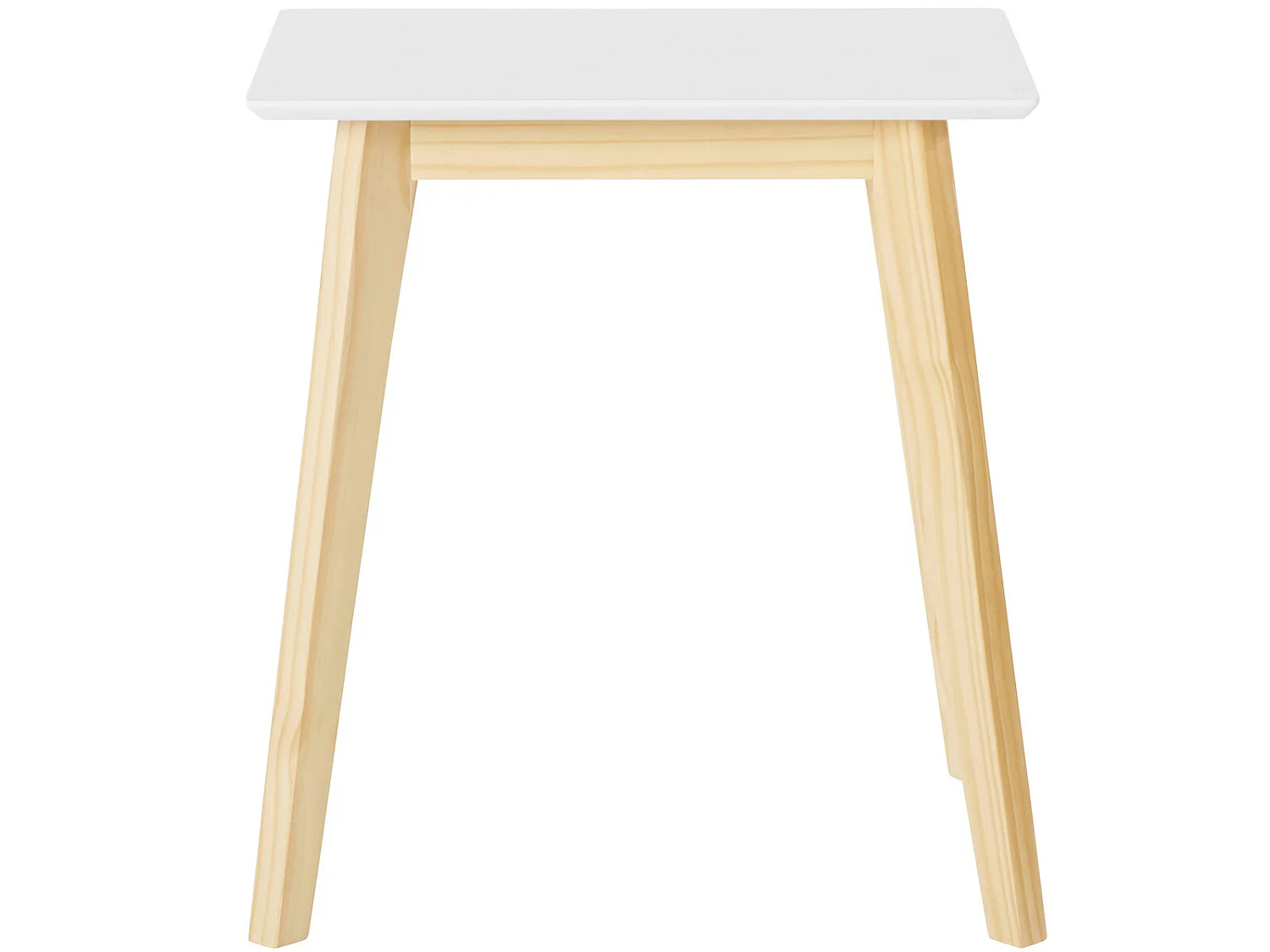 Cody|Table d'appoint en MDF blanc