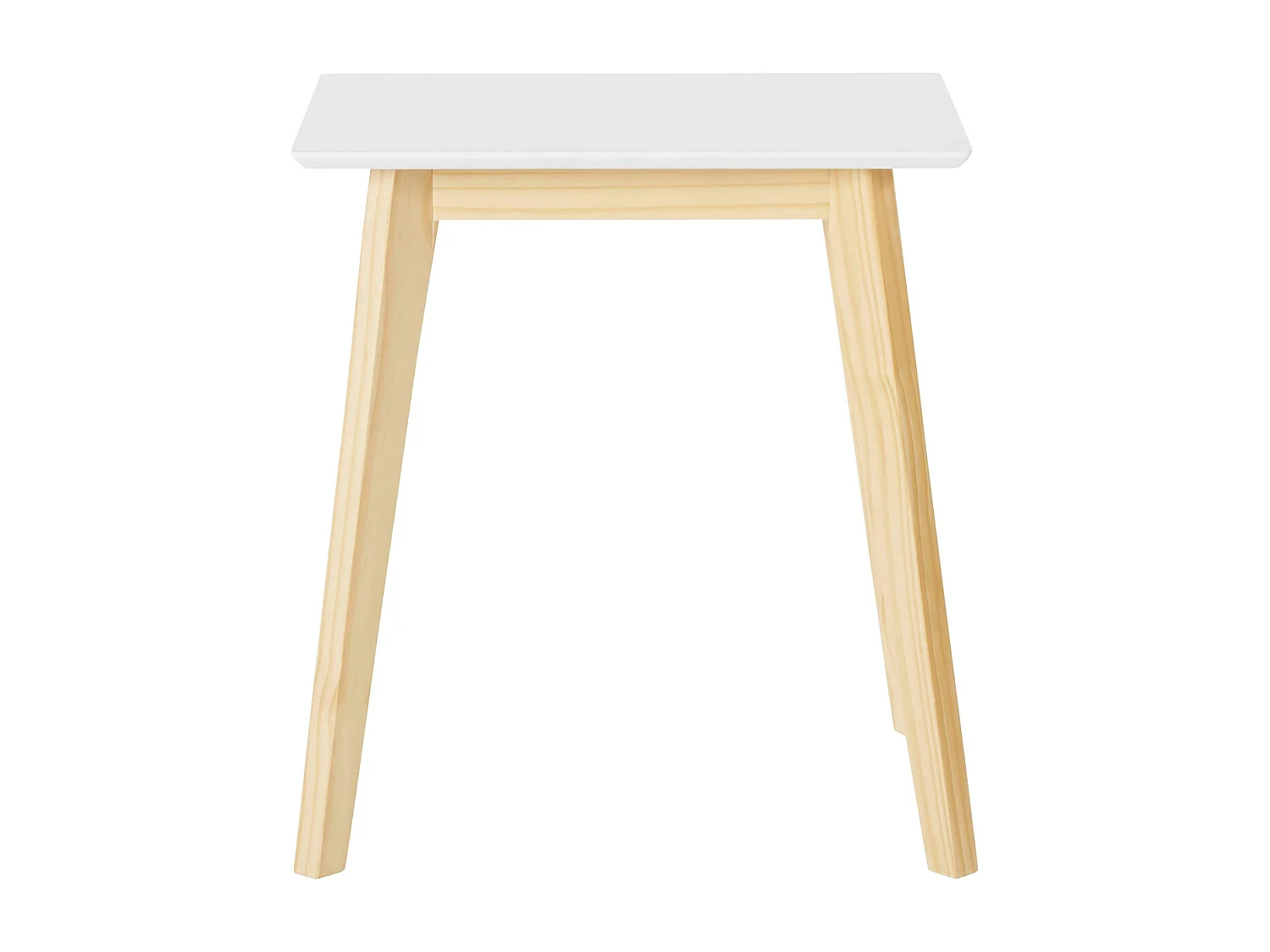 Cody|Table d'appoint en MDF blanc