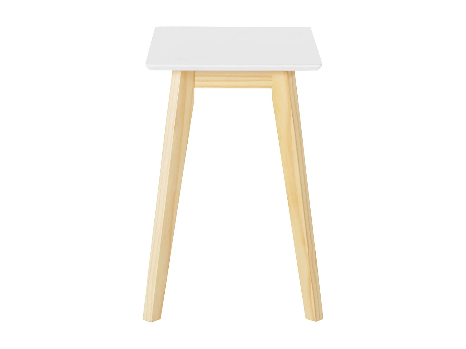 Cody|Table d'appoint en MDF blanc