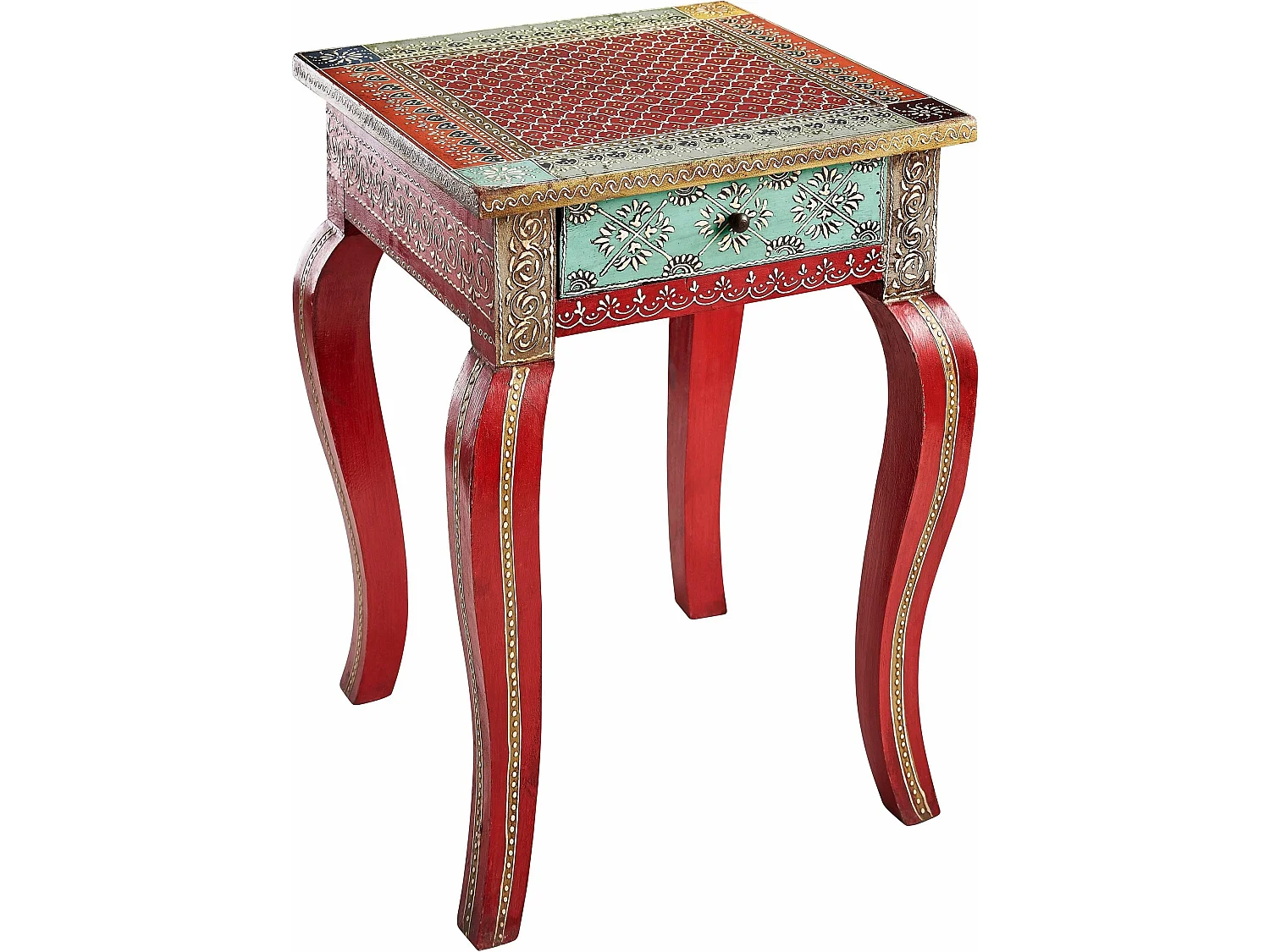 Vivek|Table d'appoint avec 1 tiroir