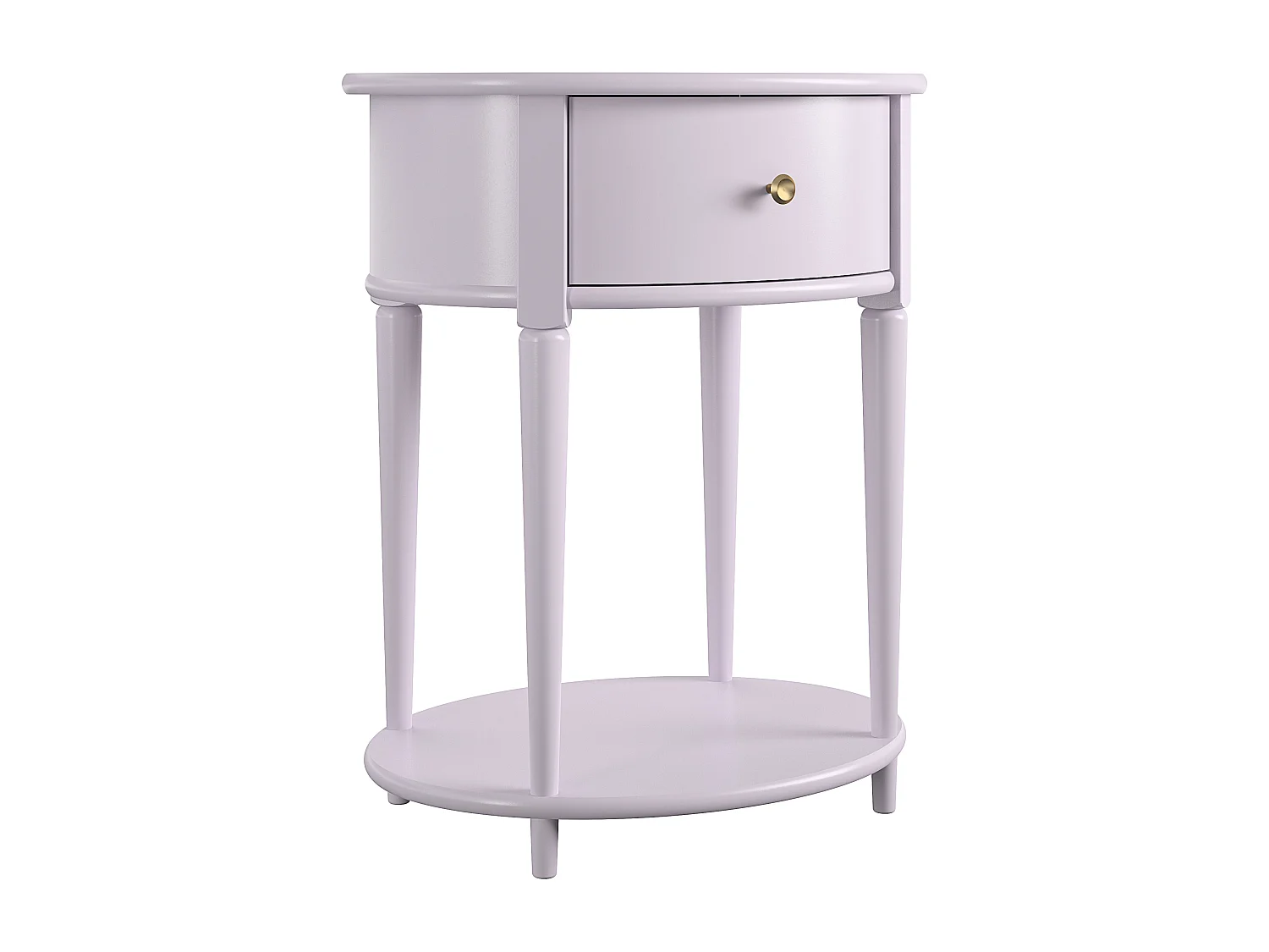 Aurora|Table d'appoint avec 1 tiroir en effet bois violet