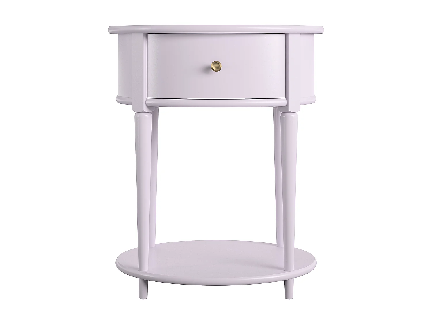 Aurora|Table d'appoint avec 1 tiroir en effet bois violet