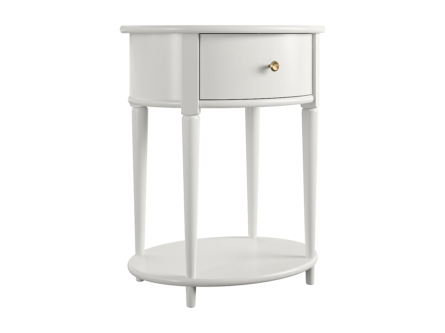 Aurora bijzettafel. Wit