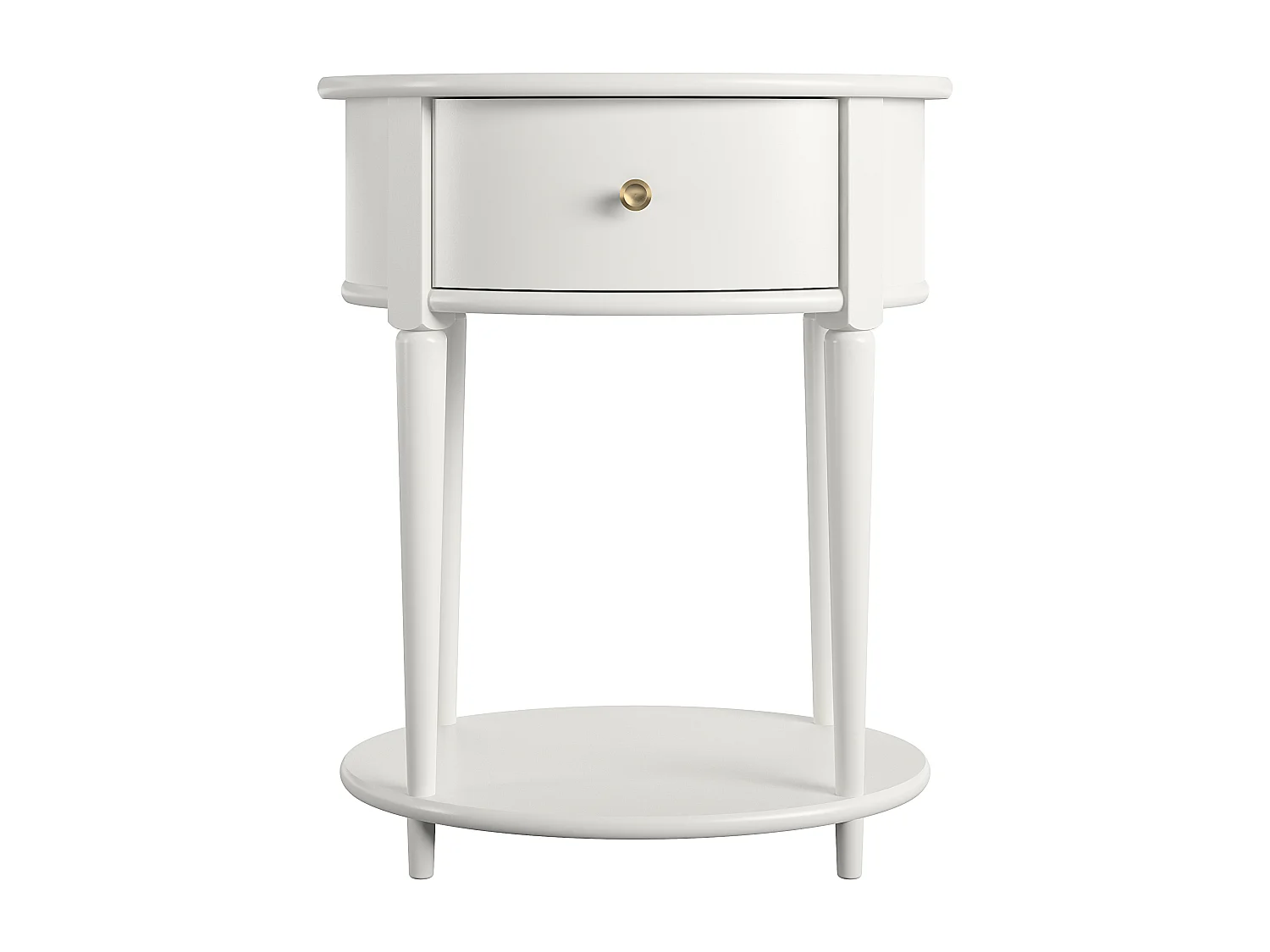 Aurora bijzettafel. Wit