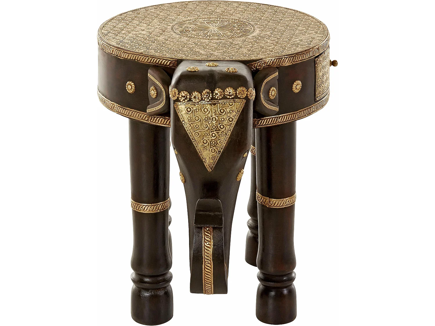 Cómoda com 3 gavetas Cinza / Carvalho