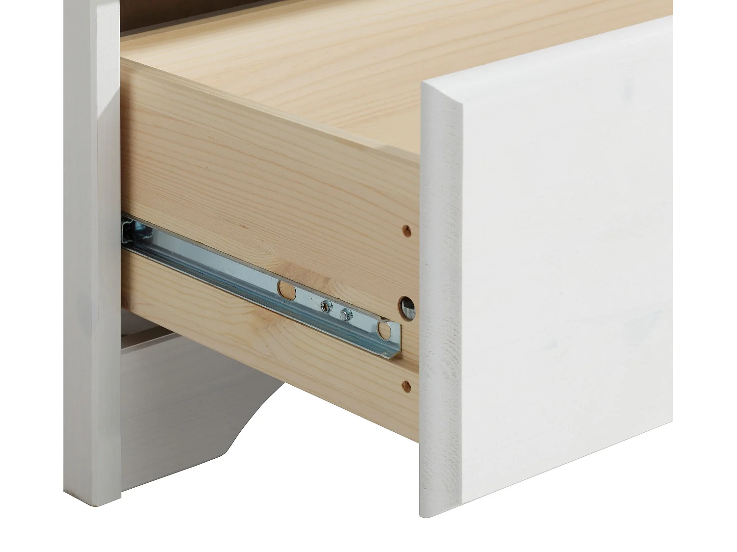 Minik Armario Lino 2 Puertas 3 Cajones Blanco