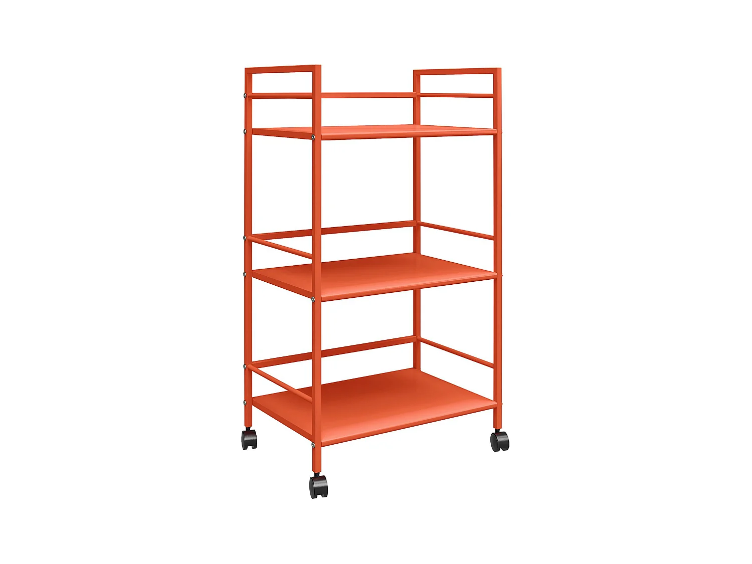 Cache | Metall-Rollwagen in Orange
