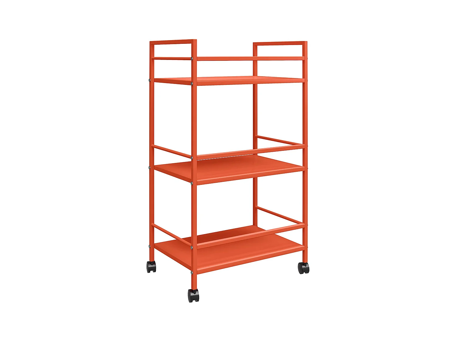 Cache | Metall-Rollwagen in Orange