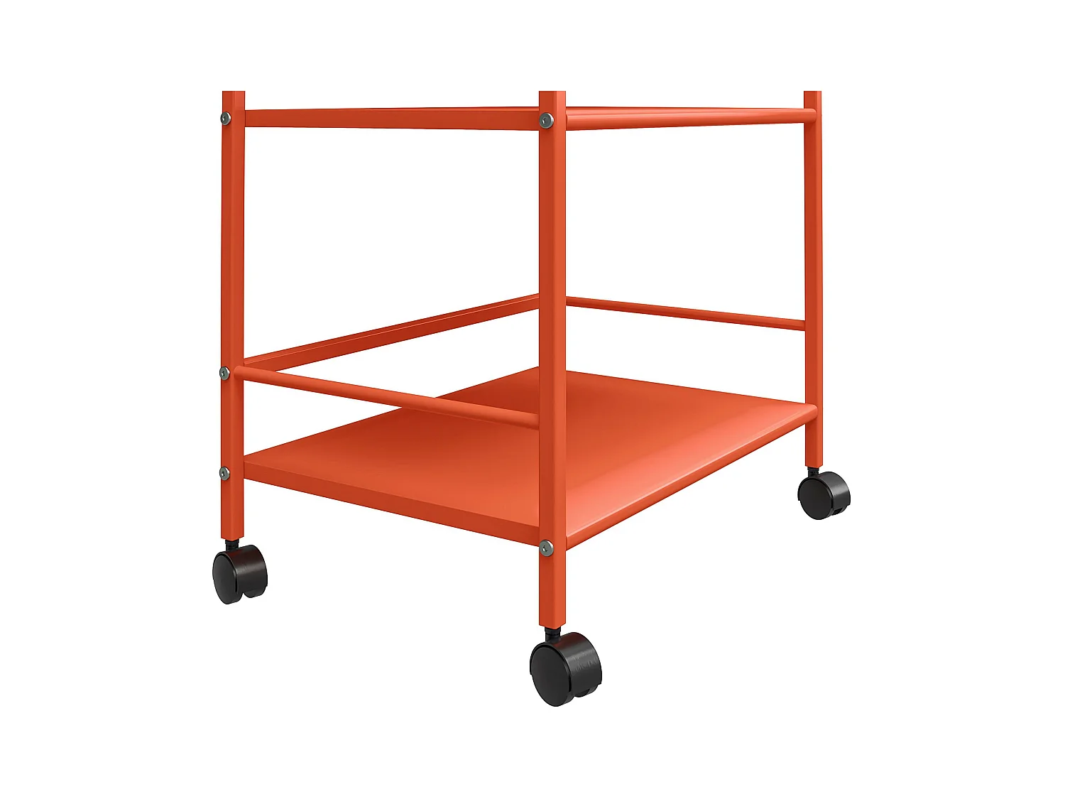 Cache | Metall-Rollwagen in Orange