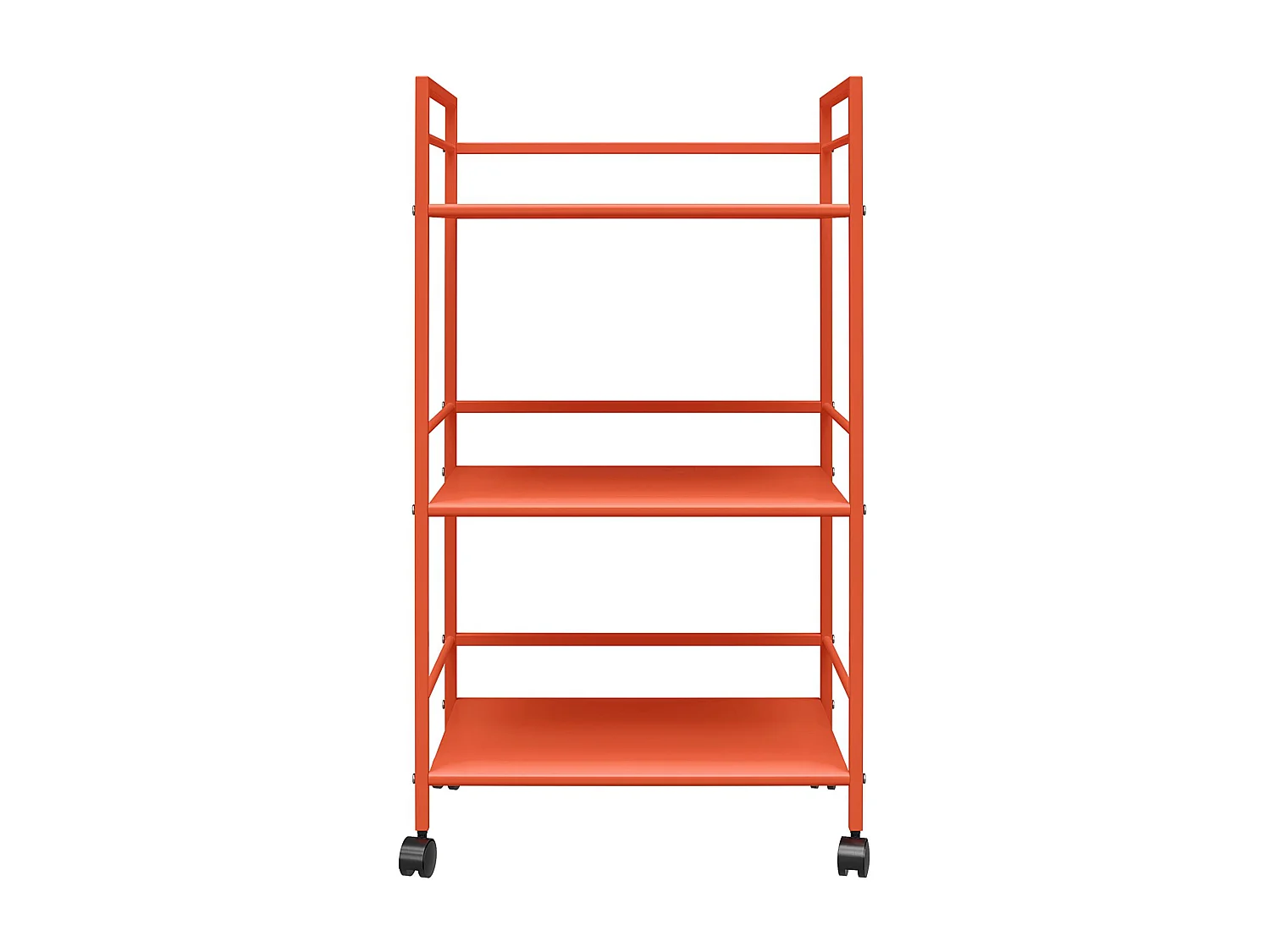 Novogratz Cache Metalen Rolwagen Oranje