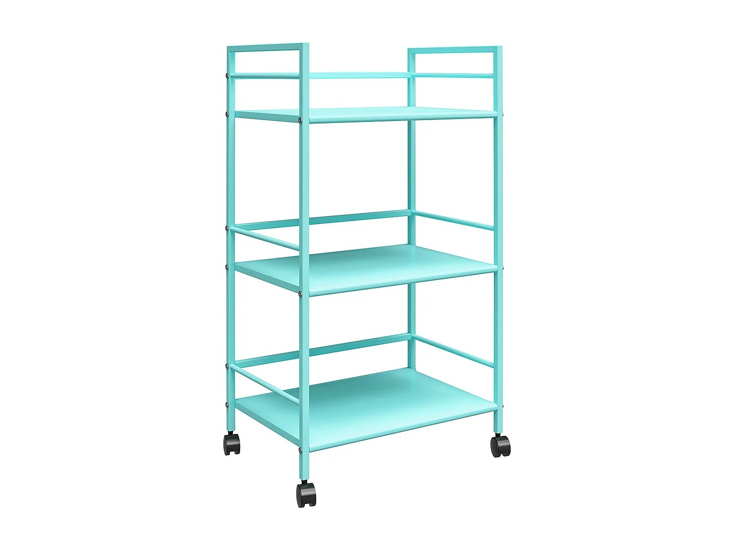 Cache | Carrello rotante in metallo menta