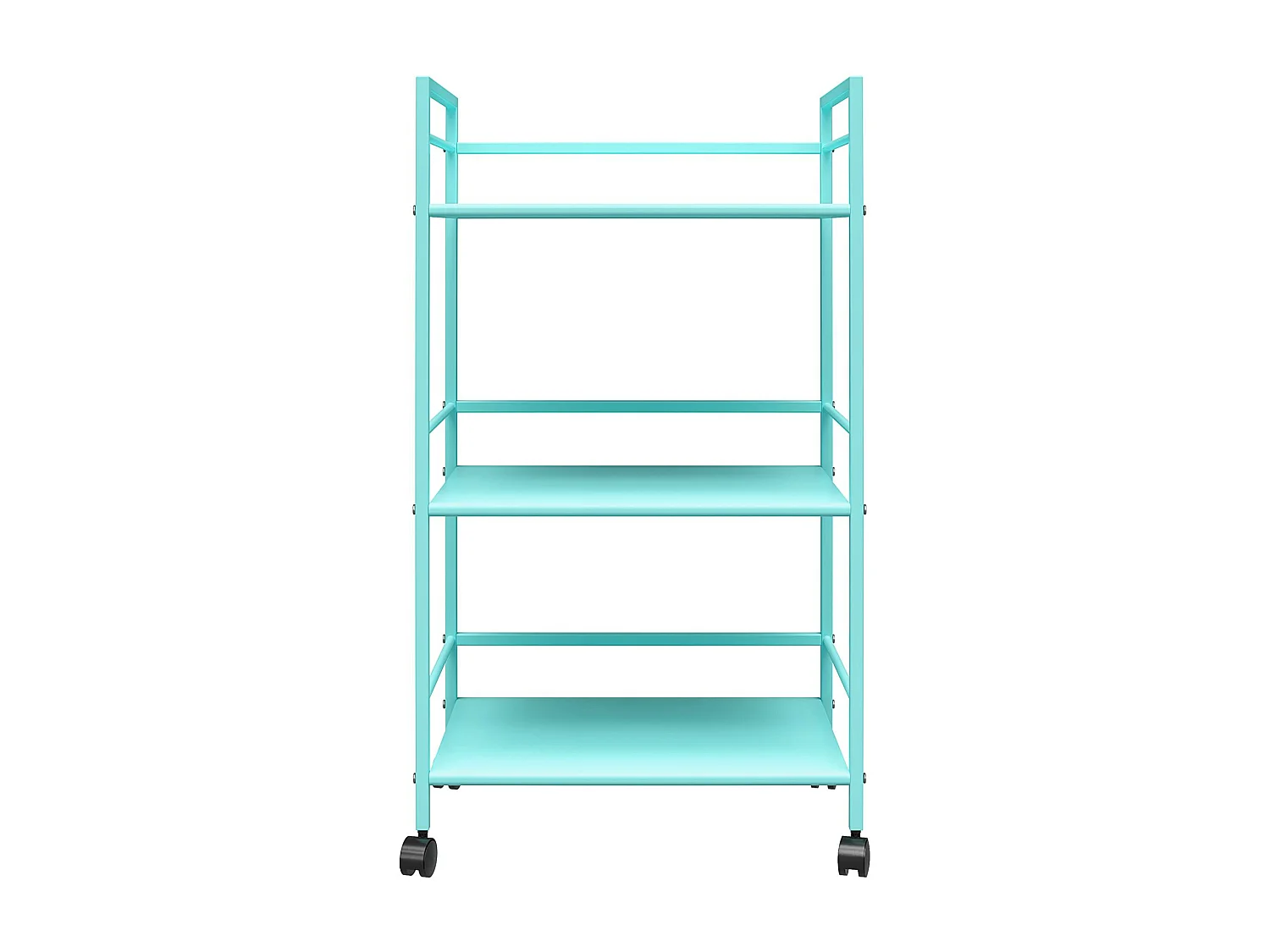 Cache | Carrello rotante in metallo menta