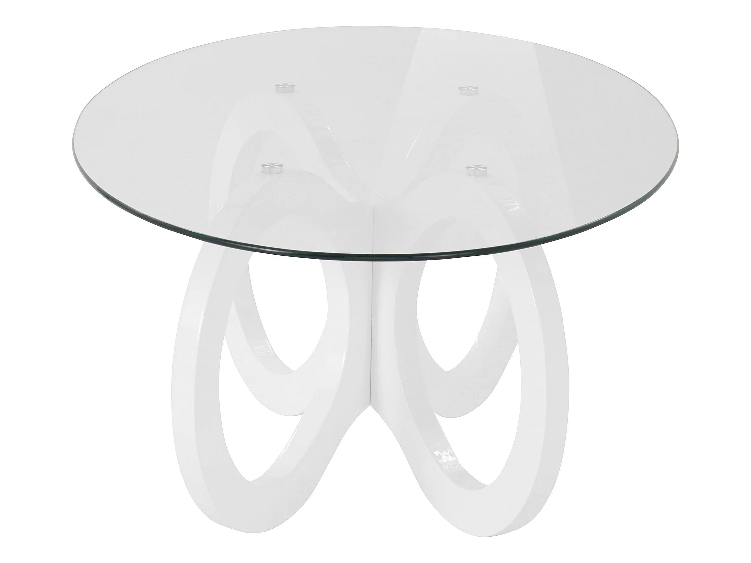 Ritmo|Table basse blanc brillant