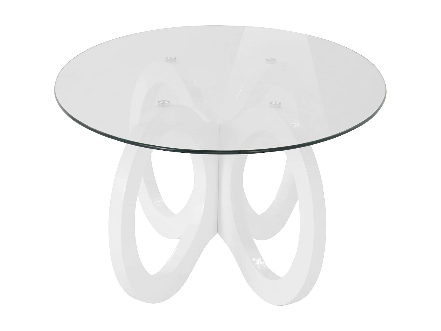 Ritmo|Table basse blanc brillant