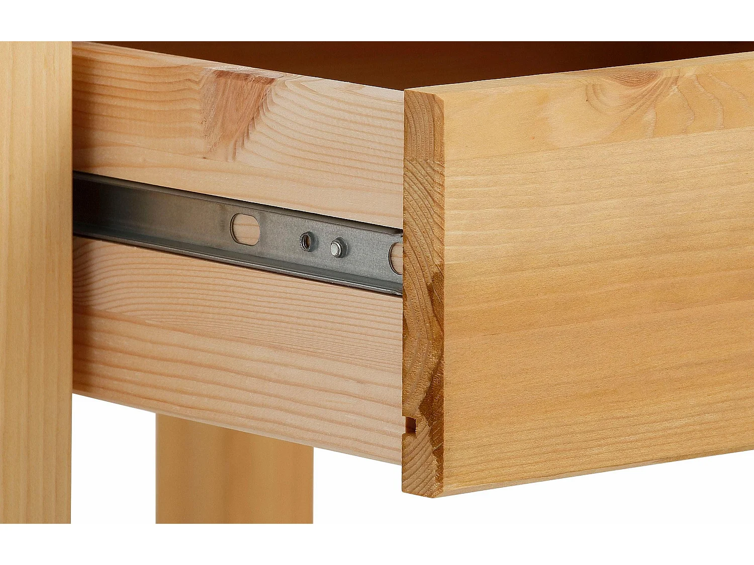 Laura|Table basse avec 1 tiroir en pin