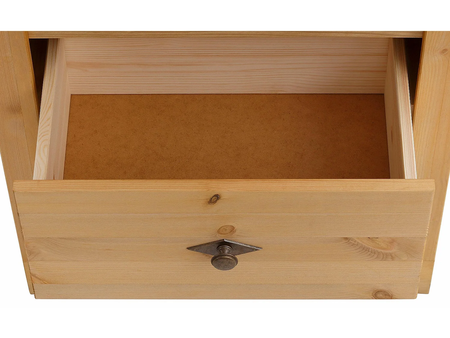 Laura|Table basse avec 1 tiroir en pin