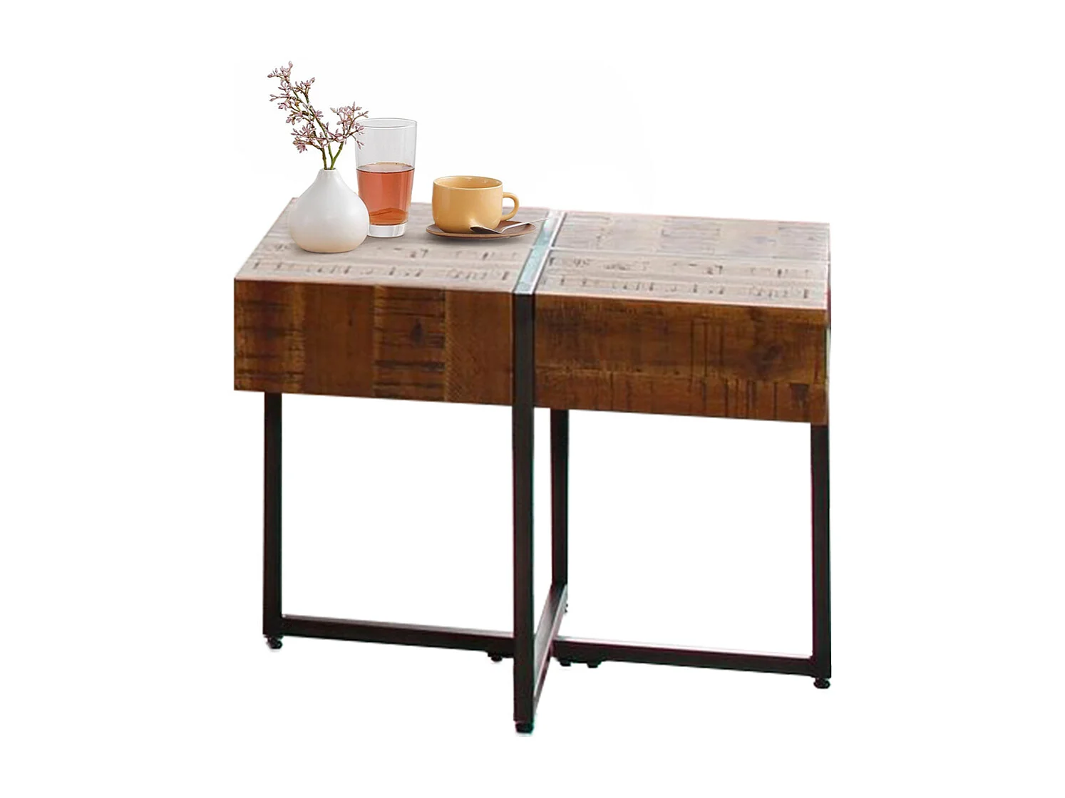 Marilyn | Table basse en marron acacia