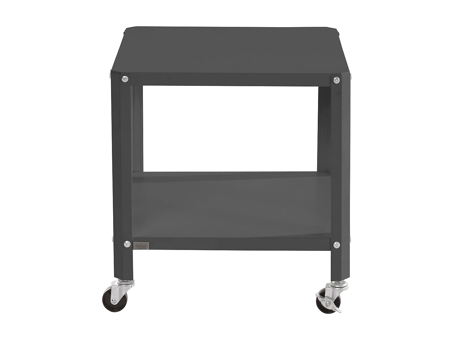 Safari | Table basse avec 1 étagère en métal noir