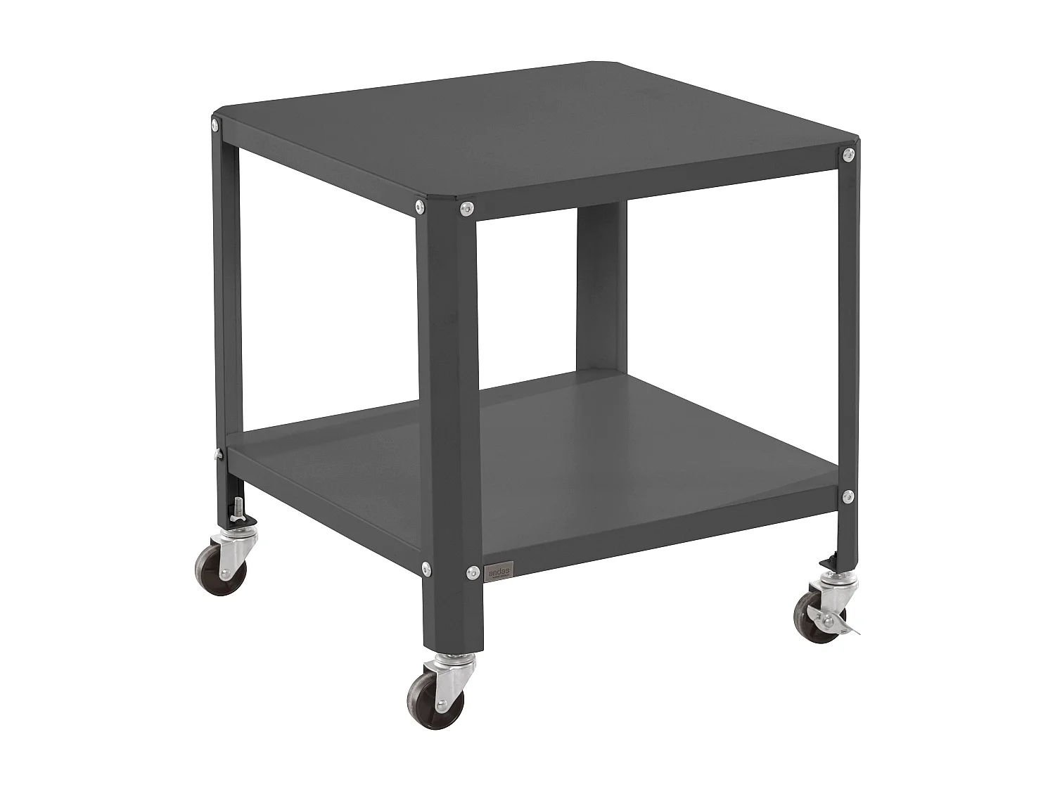 Safari | Table basse avec 1 étagère en métal noir