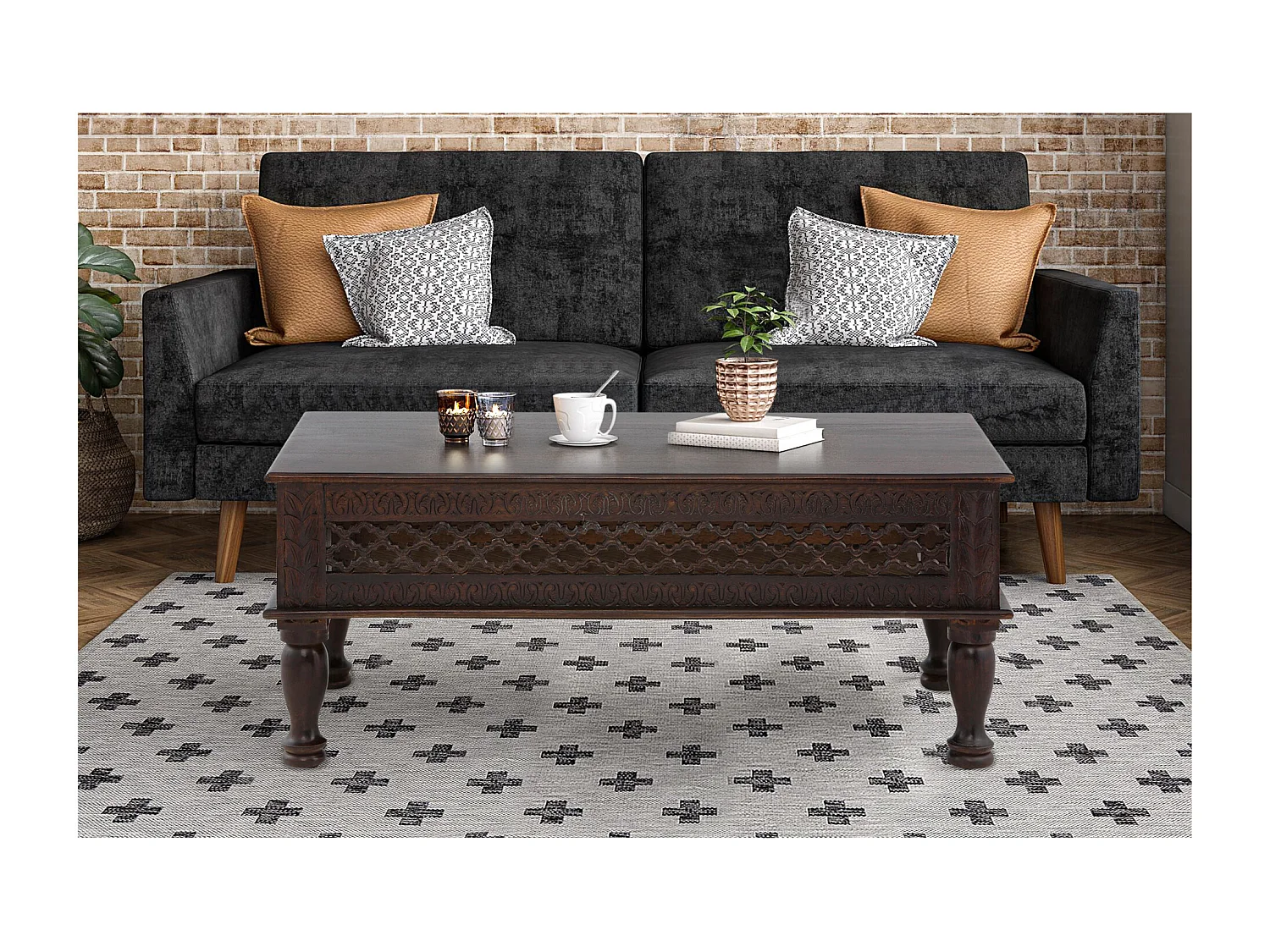 Gowri Salontafel D.Bruin