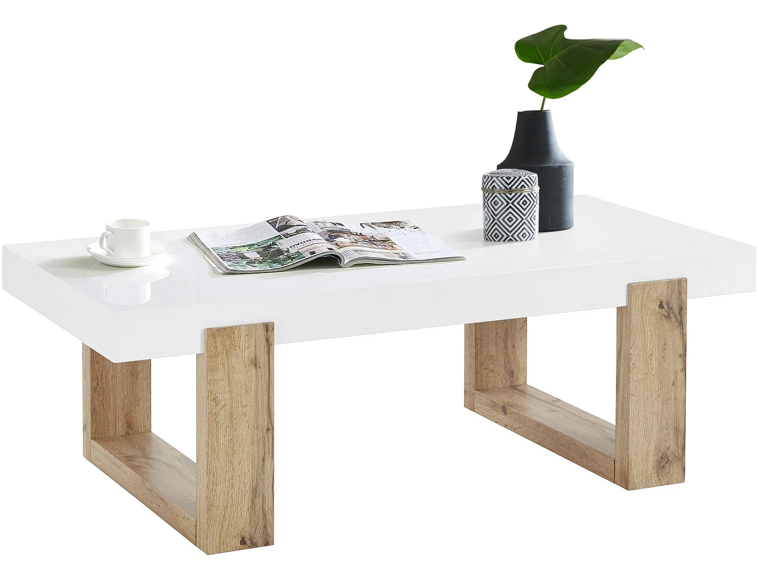 Solid|Table basse solide Pieds en chêne blanc