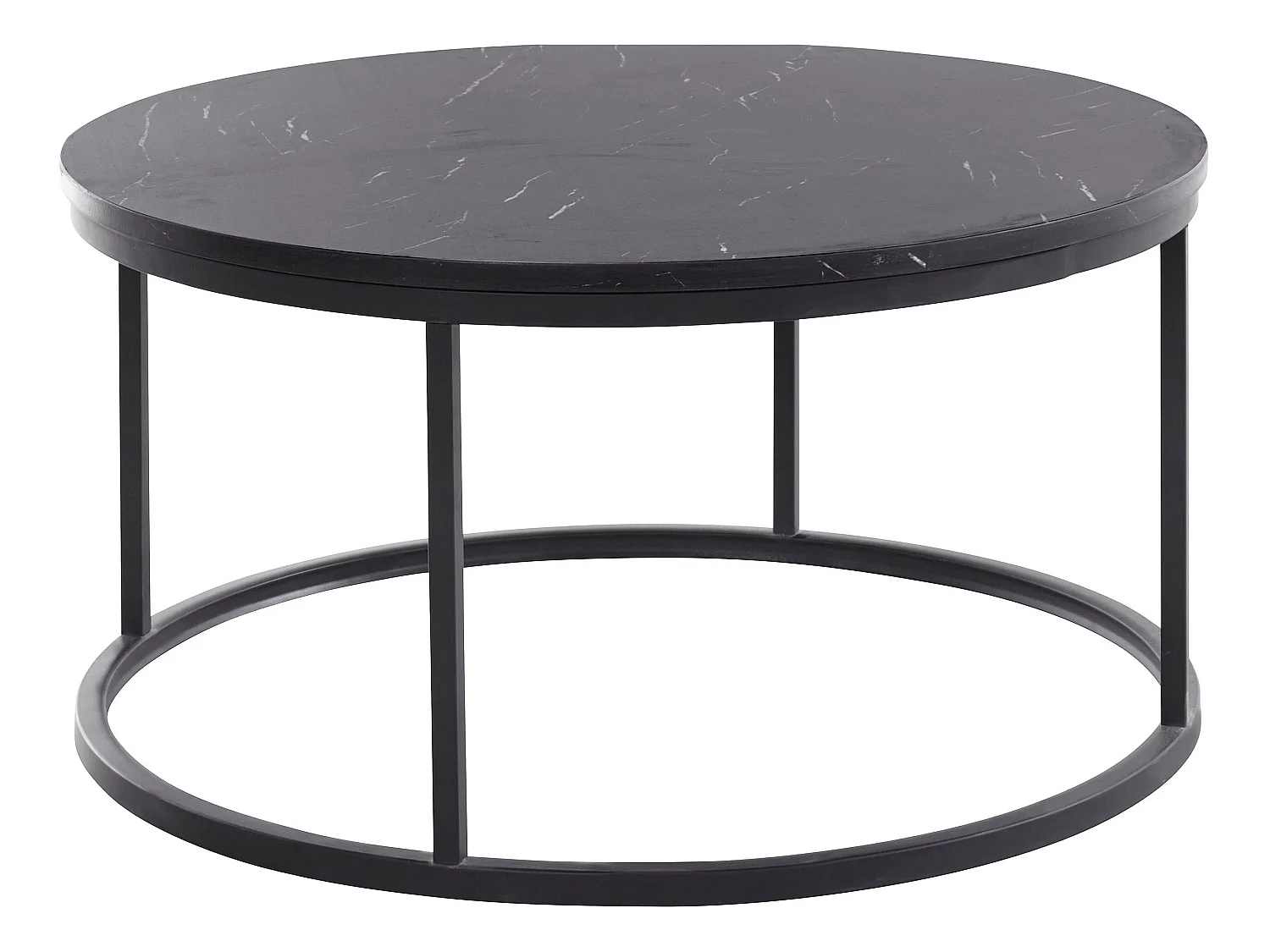 Greco | Table basse en MDF mamor noir