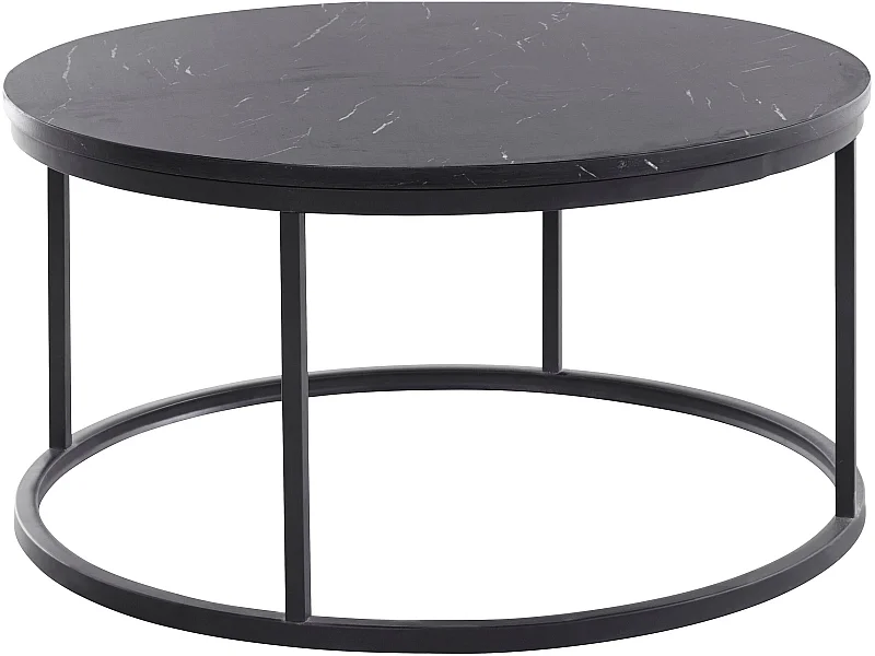 Greco | Table basse en MDF mamor noir