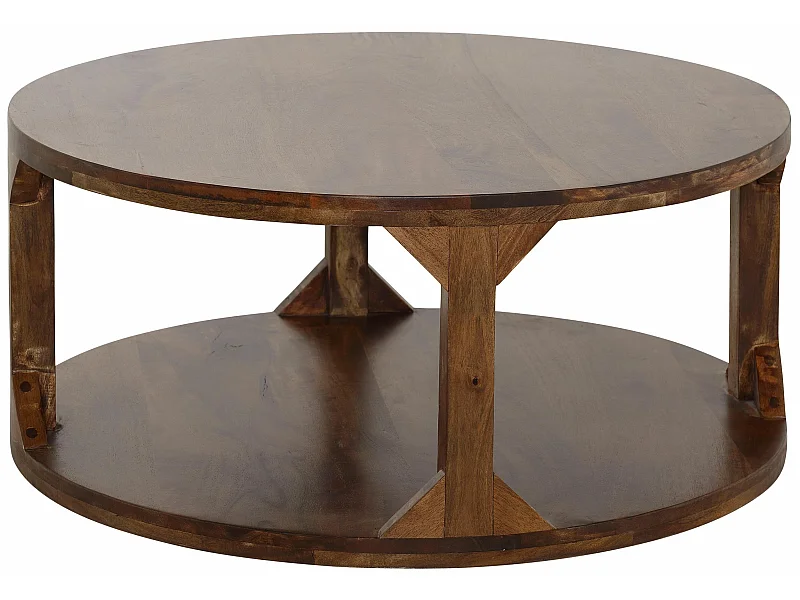 Sharada | Mesa de centro 60 cm Castanho