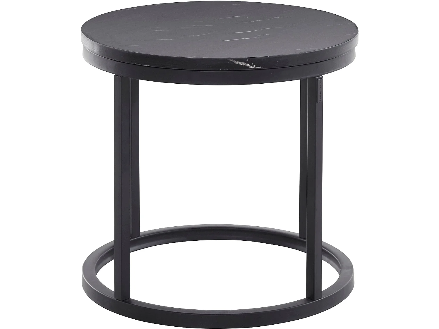 Mesa de centro en MDF negro mamor