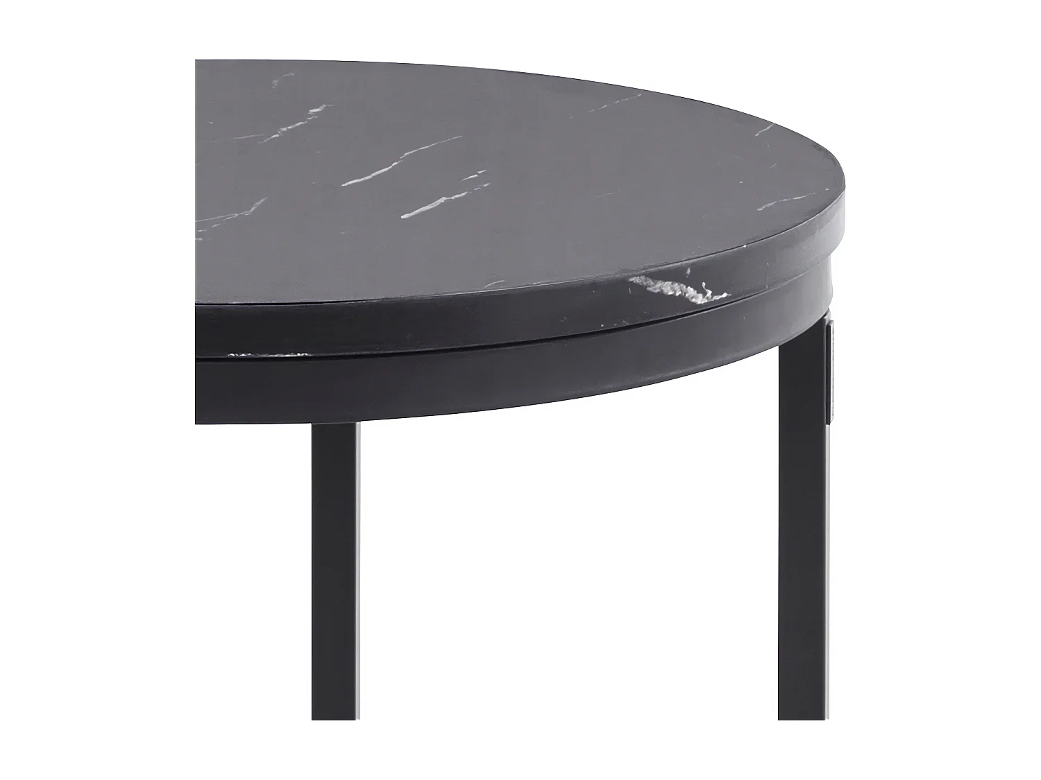 Greco | Table basse en MDF mamor noir