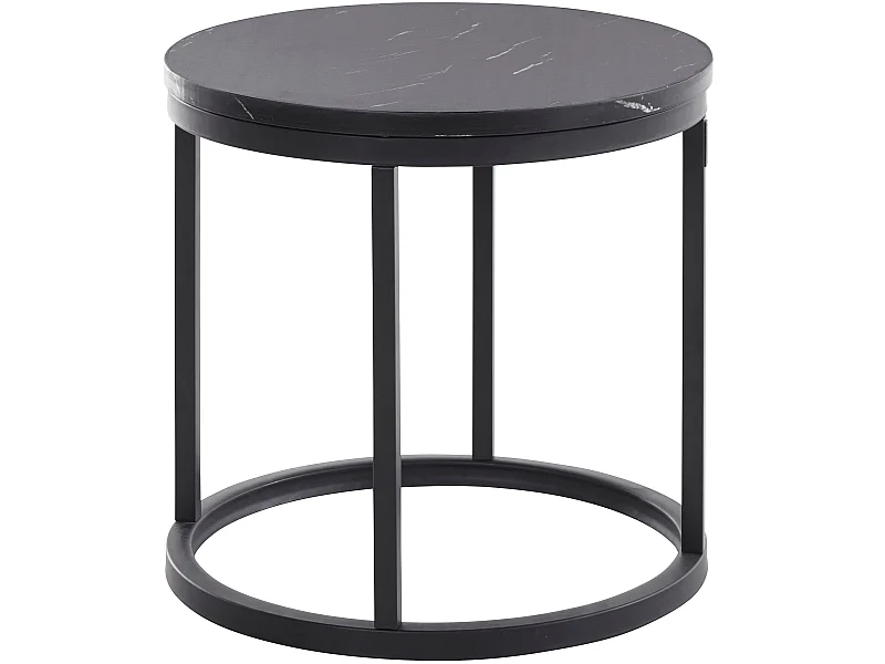 Greco | Table basse en MDF mamor noir