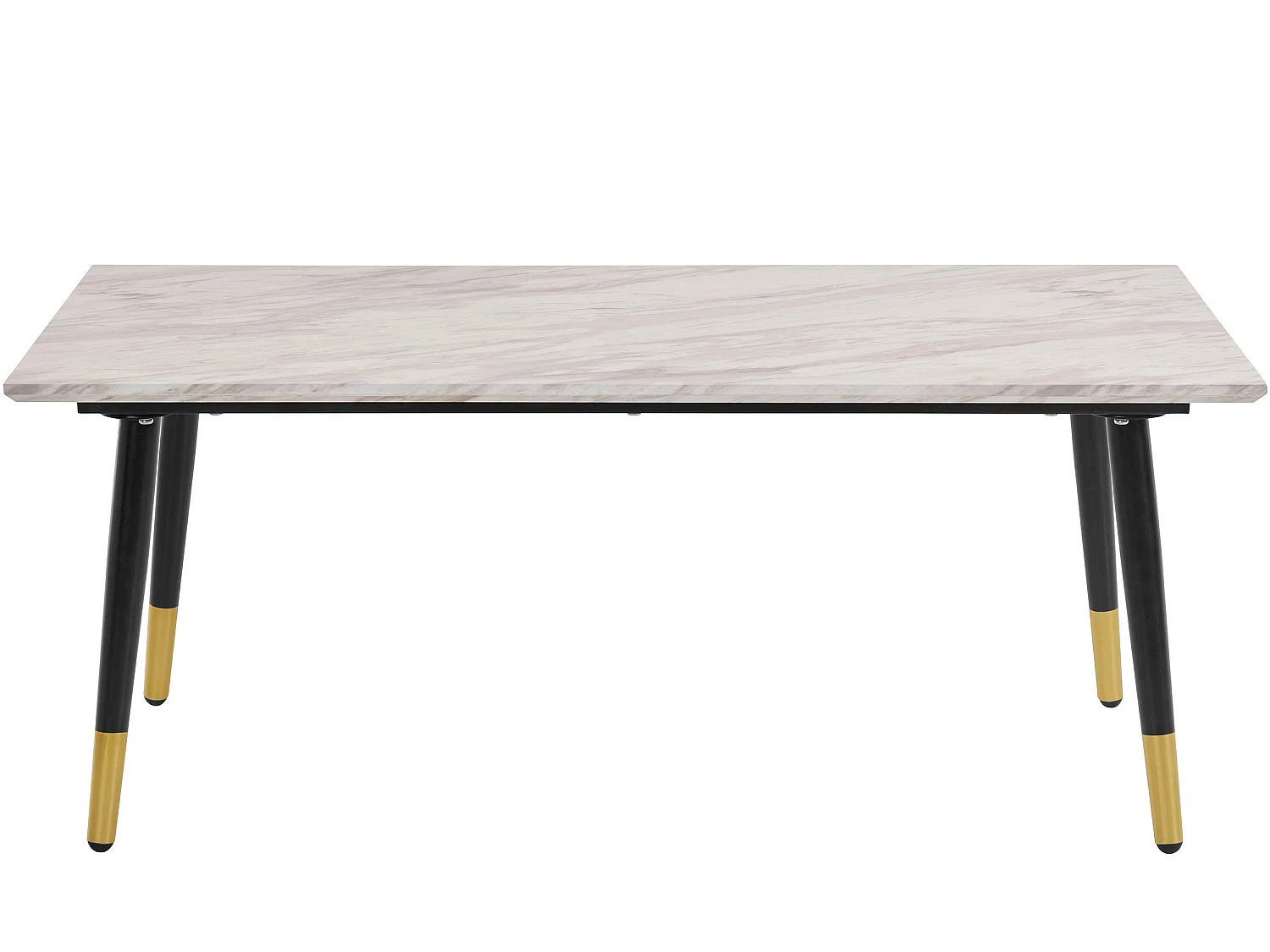 Aurora | Mesa de centro com 1 prateleira em MDF cinzento