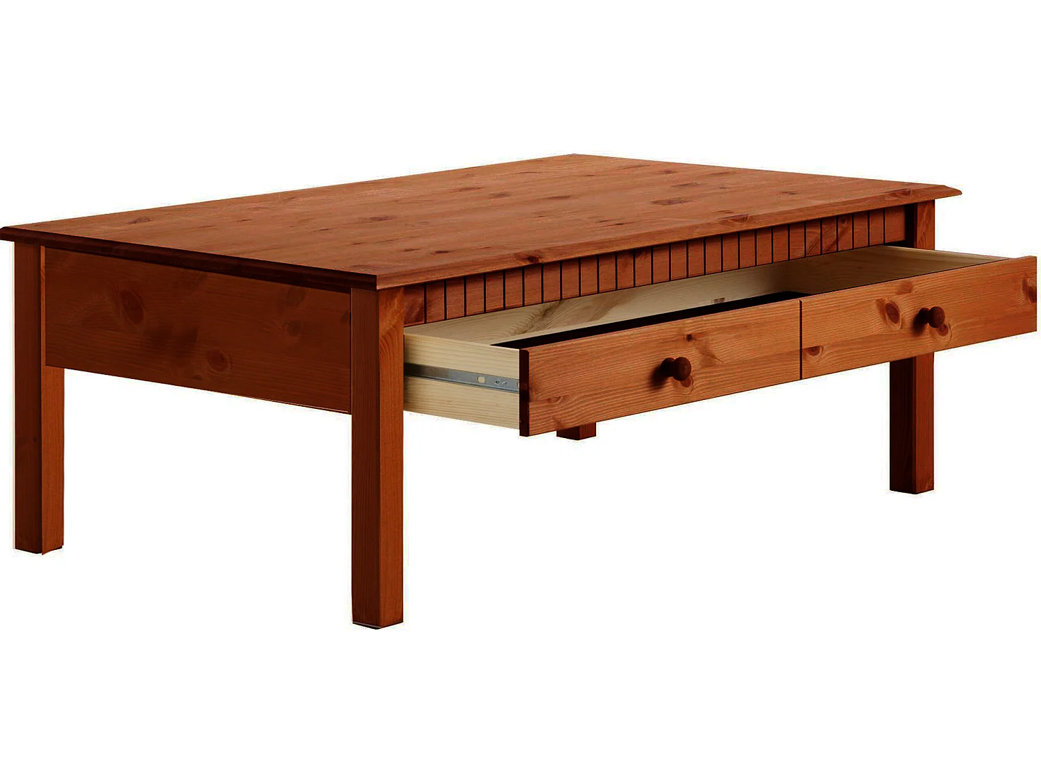 Lisa|Table basse 2 portes cerisier