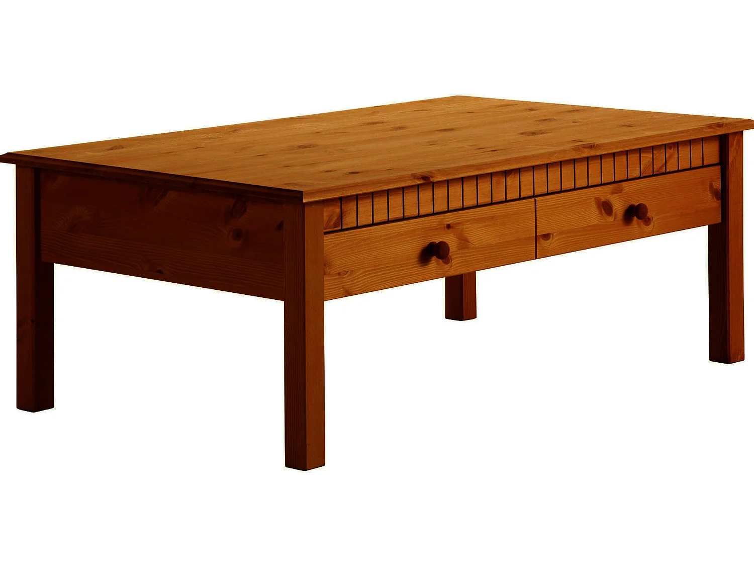 Lisa|Table basse 2 portes cerisier