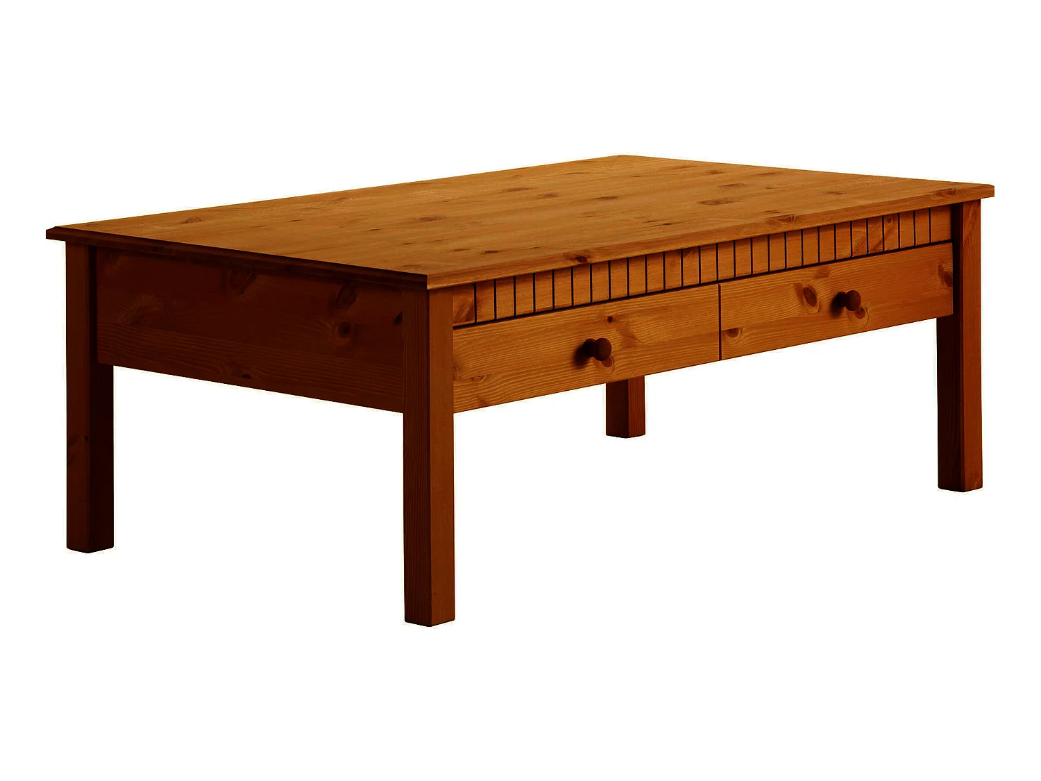 Lisa|Table basse 2 portes cerisier