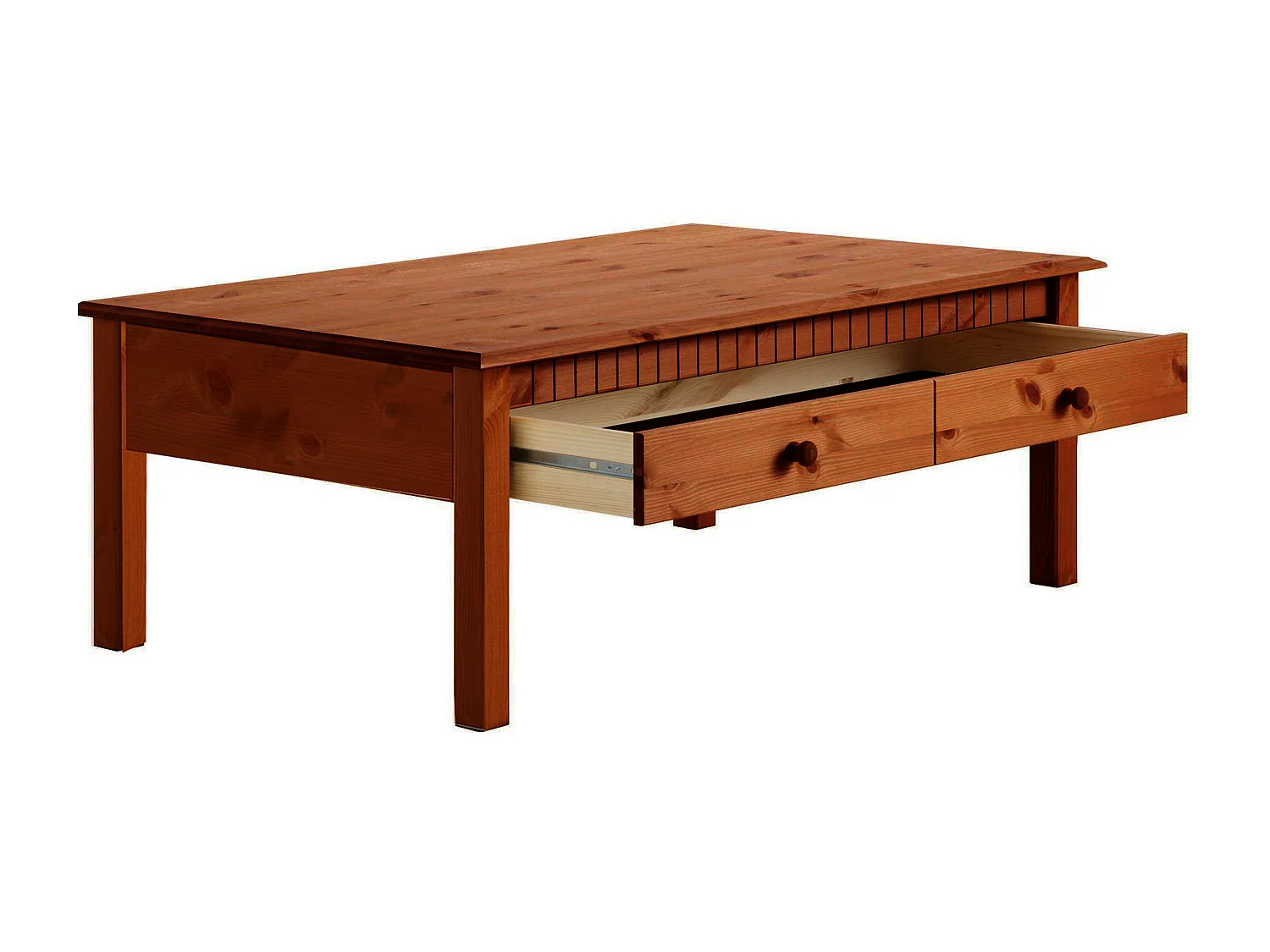 Lisa|Table basse 2 portes cerisier