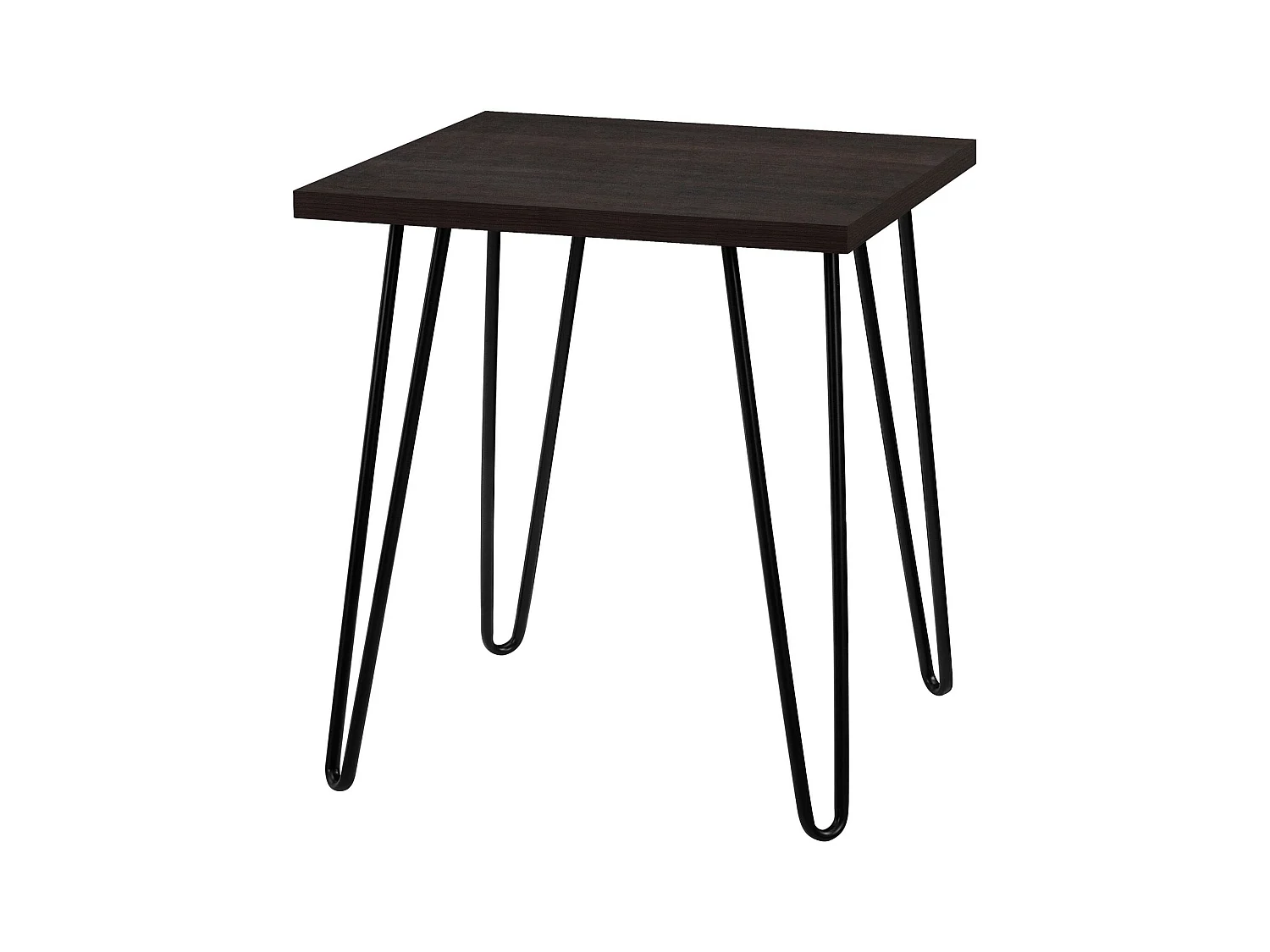 Owen | Table d'appoint en aspect bois couleur espresso