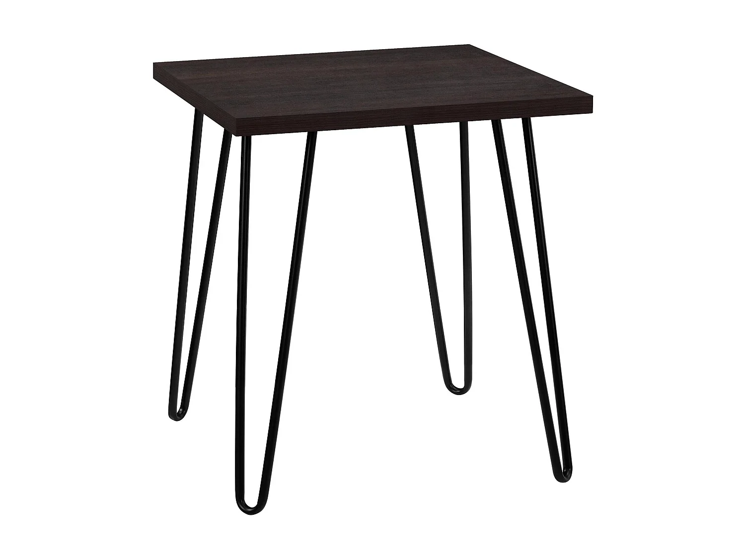 Owen | Table d'appoint en aspect bois couleur espresso
