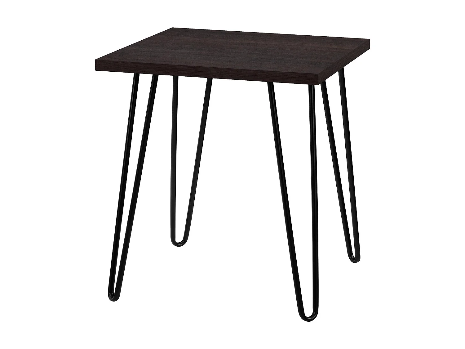 Owen | Table d'appoint en aspect bois couleur espresso