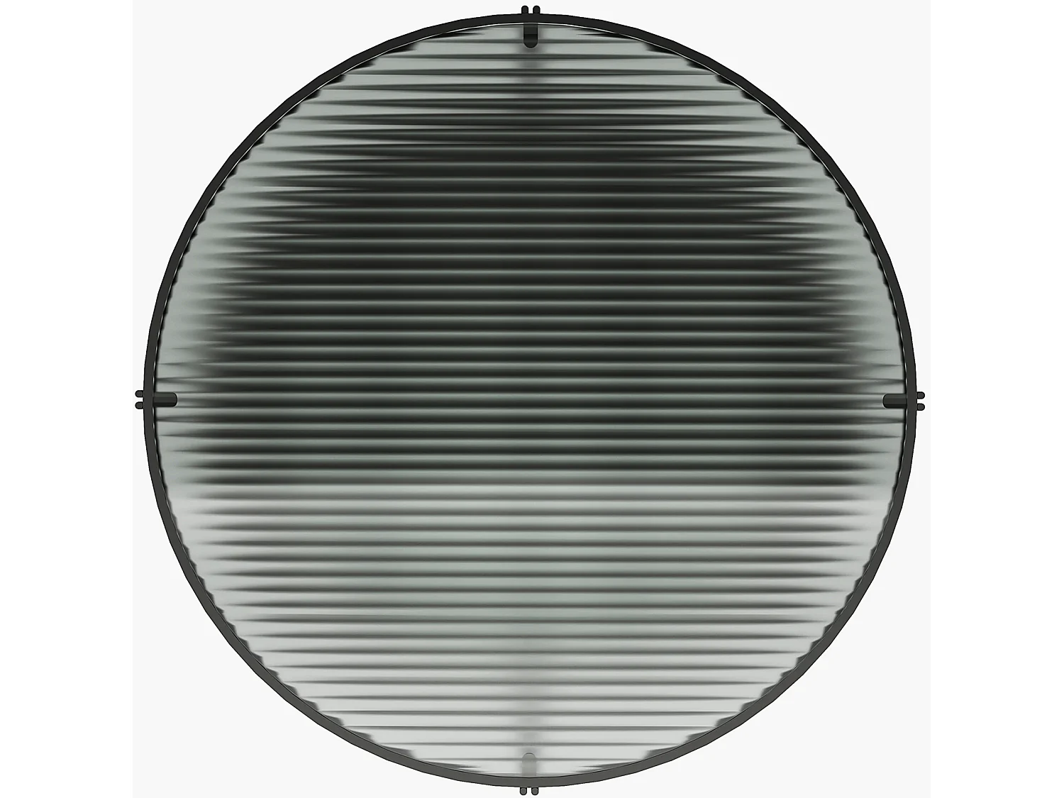 Wainwright | Table d'appoint en verre et 1 étagère en panneaux de partic. mélaminés