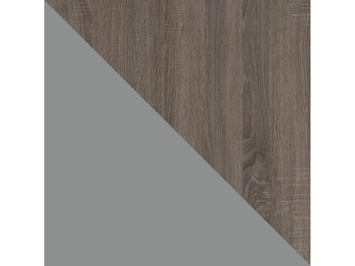 Salontafel met 1 plank in MDF grijs