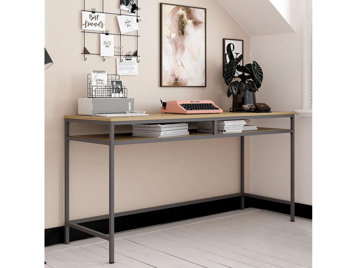 Bradford|Bureau en effet chêne