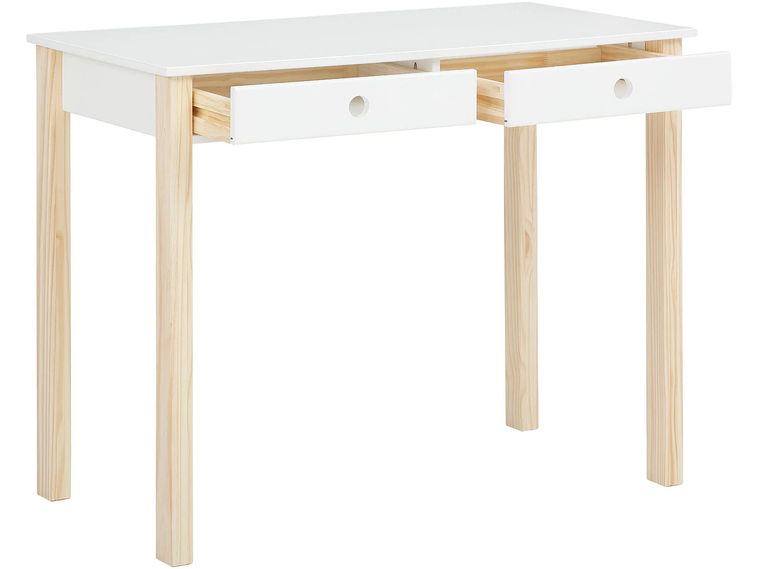 Square Line Schreibtisch mit 2 Schubladen