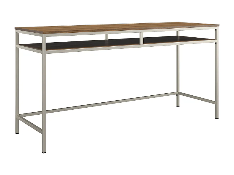 Escritorio para computadora Bradford. TaupeWalnut