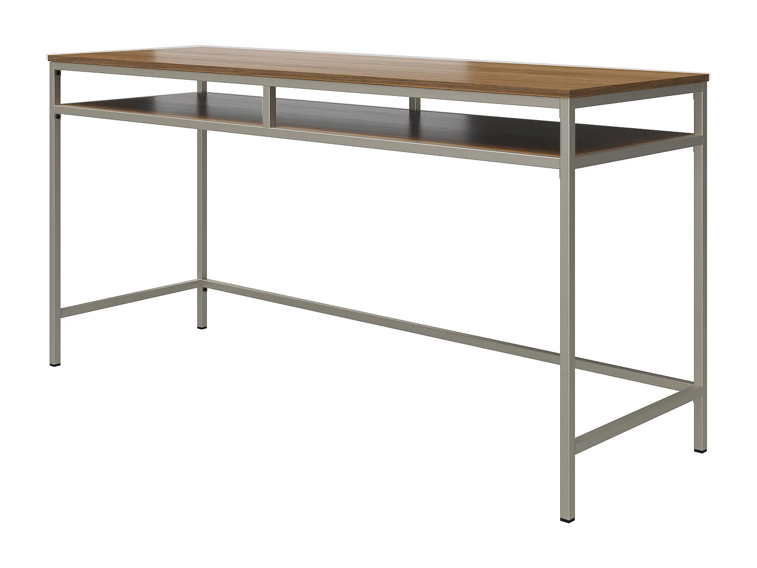 Scrivania per computer Bradford. TaupeWalnut